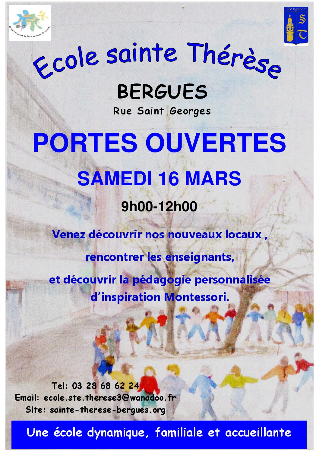 affiche porte ouverte